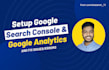 setup google search console, analytics and fix indexing issues