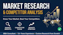 do comprehensive market research and competitor analysis