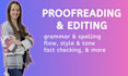provide proofreading and editing services