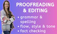 provide proofreading and editing services