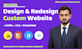 fix your ai website bugs or build a responsive site in HTML, CSS