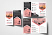 design professional corporate transport flyer and brochure