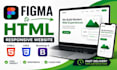 convert figma to HTML CSS  bootstrap responsive website