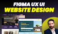 design a premium UX UI website in figma with a focus on UX and cro