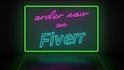 create neon intro or outro for your youtube  or brand and etc