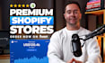 build your shopify website or shopify dropshipping store