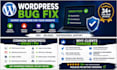 fix wordpress errors, plugin issues, bugs and critical website problems