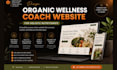 design organic wellness coach website for holistic nutritionists