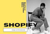 create shopify store develop and shopify dropshipping