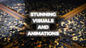 create stunning 3d visuals and motion graphics
