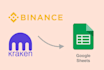 connect any crypto platform to google sheets