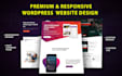 create a clean and modern wordpress business  website design