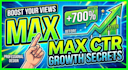 design catchy youtube thumbnail CTR boost