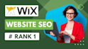 do wix website SEO, wix search engine optimization