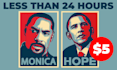 manually create you an obama hope poster campaign