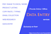 do excel data entry copy and paste and write resume