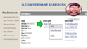 provide accurate owner names of llc with contacts