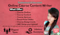 create online course content, lesson plan, course curriculum