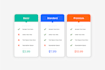 design a pricing table
