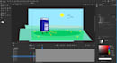 animate a scene with a simple character