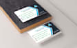 design modern visiting card with free qr code