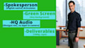 be your video presenter and edit your online course