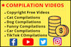 create monitizable youtube compilation videos