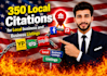 build 350 USA local citations to boost local SEO