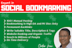 do 50 plus social bookmarking in high da sites manually