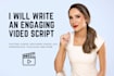 write a captivating video script