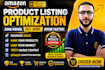 write amazon product listing description with SEO amazon listing optimization