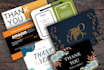 do amazon thank you card design, package insert, product insert design