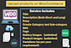 upload any product on your woocommerce store