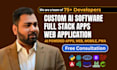do custom ai web application, ai software, ai mobile app and ai integration,