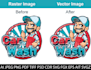 provide expert logo redesign manual vector tracing services