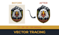 convert raster image to vector