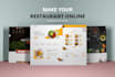 build your restaurant website with online ordering system