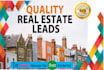 generate high quality real estate motivated leads