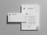 design or redesign catchy letterhead, envelope, and compliment slip
