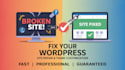 fix any wordpress error or bug fast