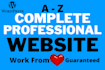 build responsive wordpress website design and blog