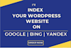 do google index, XML sitemap, analytics, sitemap, robots txt, webmaster tool