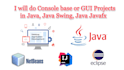 do java, swing, gui, javafx, programming, tasks, desktop application, projects
