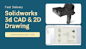 design 3d cad models and technical drawings in solidworks