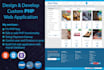 develop your website backend with PHP, laravel and mysql