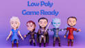 design low poly characters for your game and animation