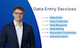 be your virtual assistant for data entry and web research