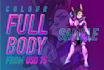 draw and colour full body character