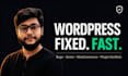 fix wordpress errors, bugs, and woocommerce issues fast