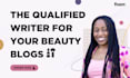 write engaging beauty blog posts, articles, and web content